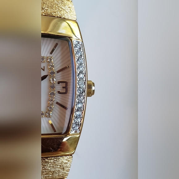 Elgin wrist watch (EG354), rare Japanese model, diamonds, gold tone, NWT - Picture 9 of 17